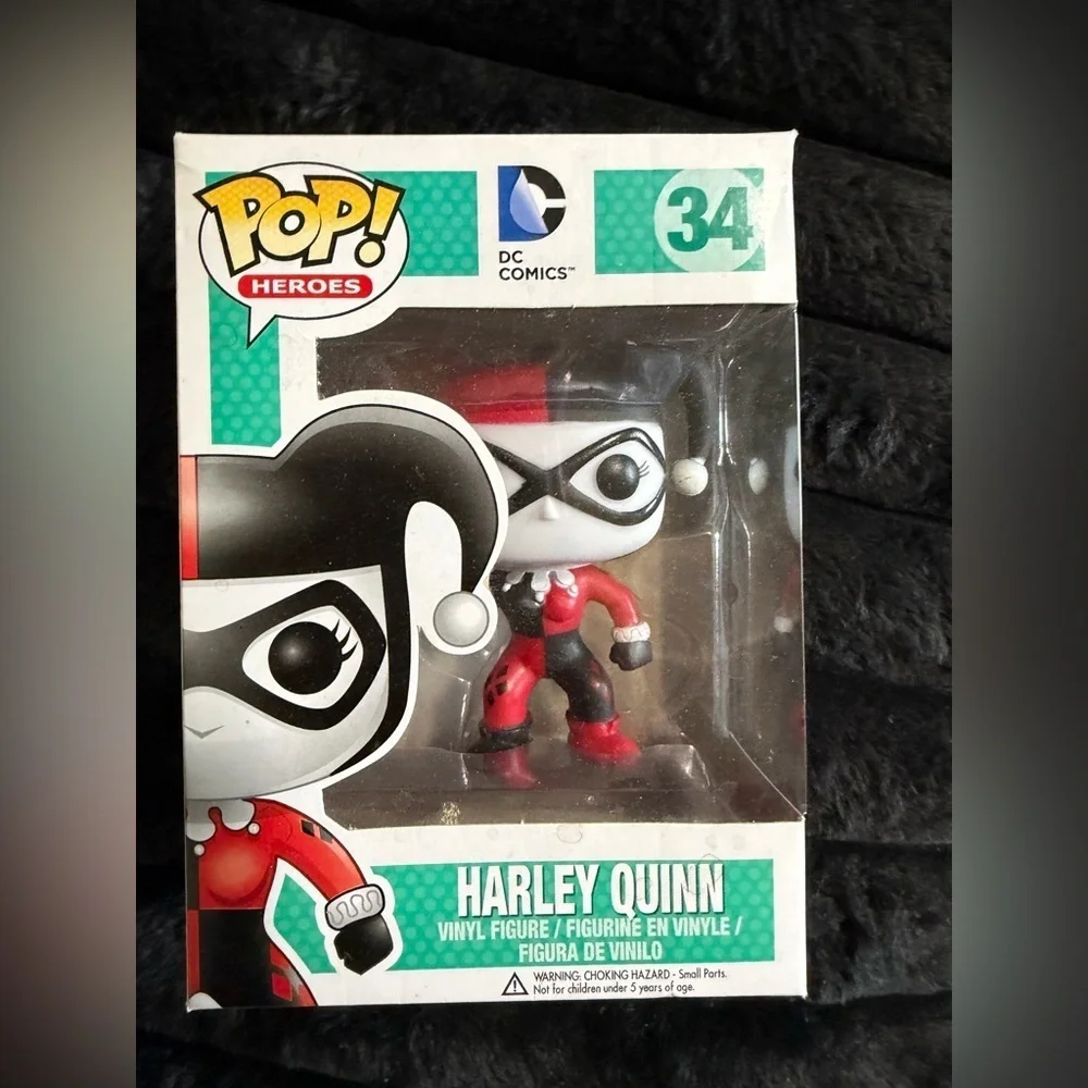 NEW Funko Pop! DC Comics Harley Quinn Figure #34. Hero’s Collection